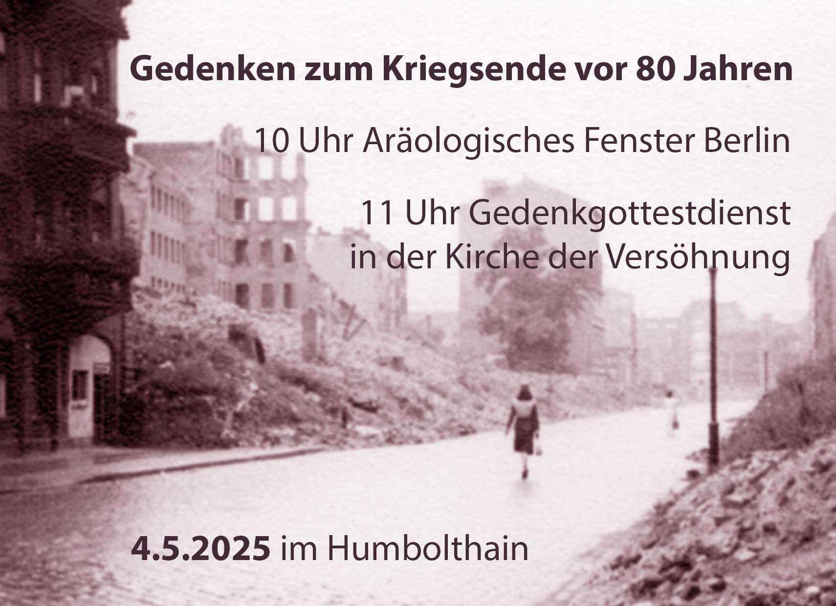 80.Jahrestag des Kriegsendes